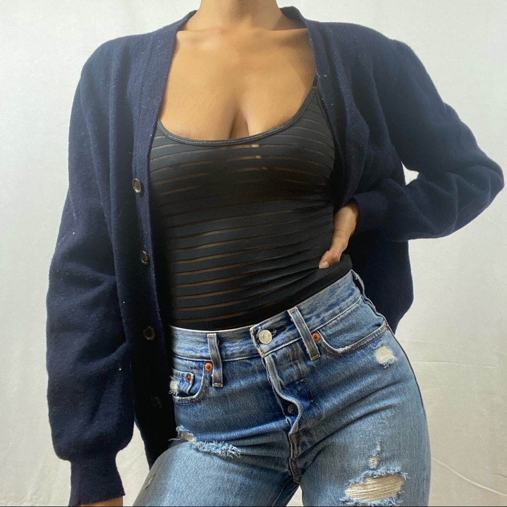 Navy Polo Ralph Lauren cardigan